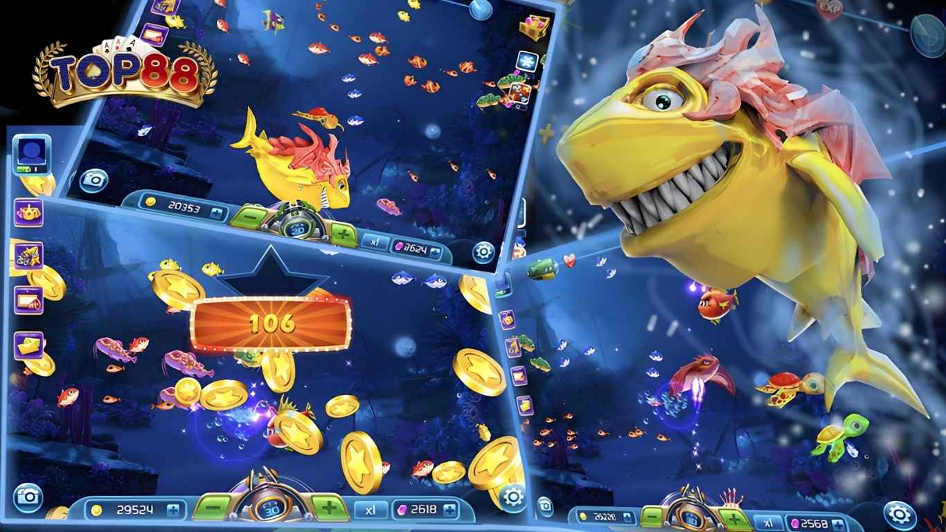 Ưu điểm nổi bật của trò chơi bắn cá Top88