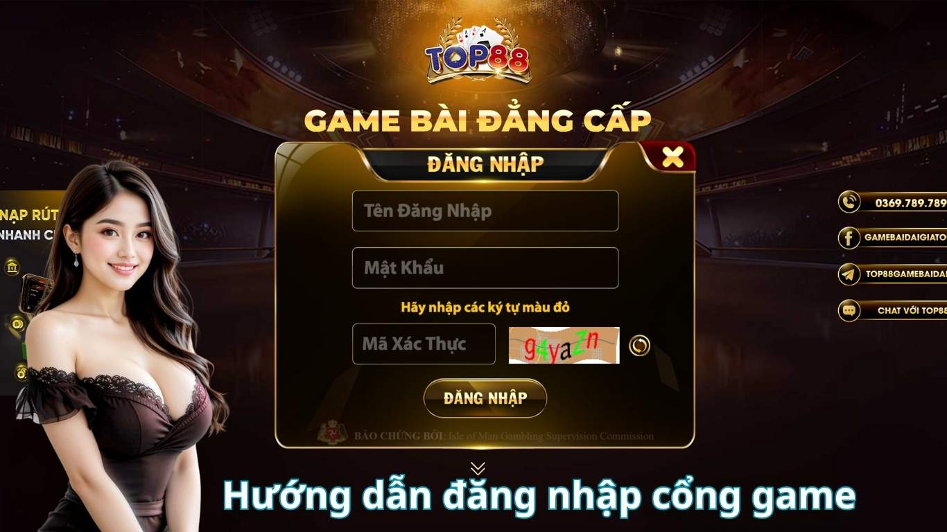 Hướng dẫn cách đăng nhập Top88