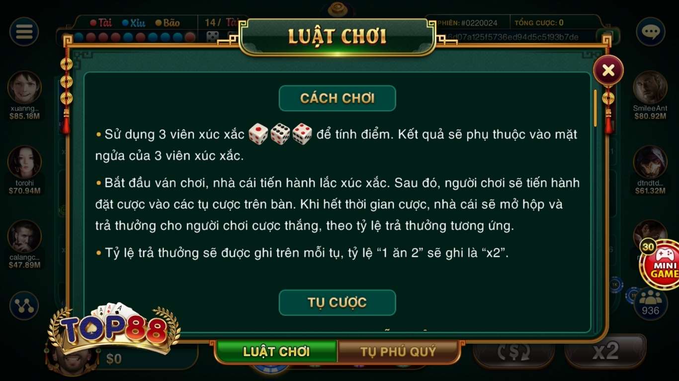 Hướng dẫn luật chơi sicbo đại phú quý dễ hiểu Hướng dẫn luật chơi sicbo đại phú quý dễ hiểu