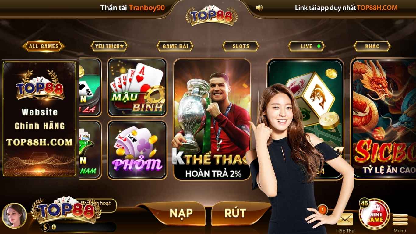 Danh sách sản phẩm cược đáng trải nghiệm thể thao Top88 Danh sách sản phẩm cược đáng trải nghiệm thể thao Top88