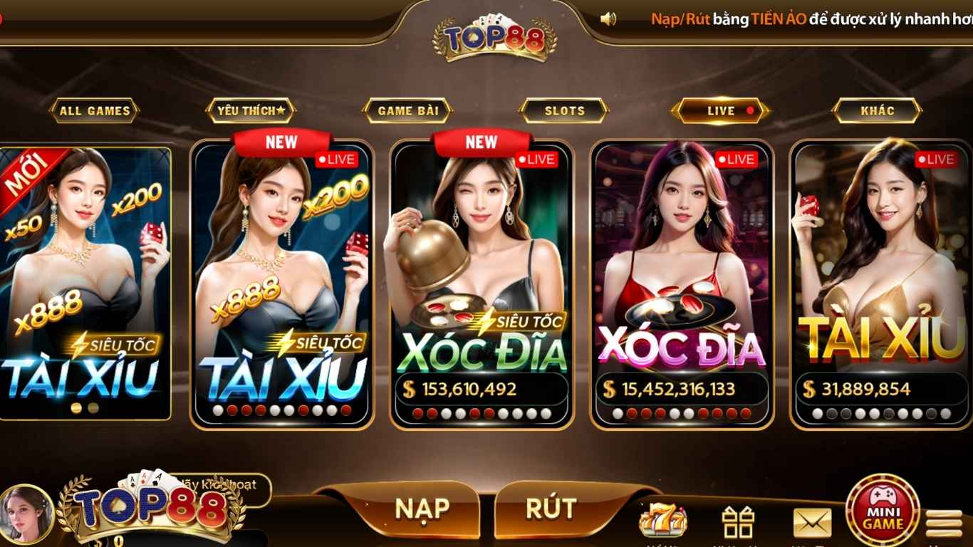 Giới thiệu chung game xóc đĩa trực tuyến Top88 Giới thiệu chung game xóc đĩa trực tuyến Top88